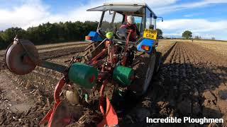 1993 Ford 5030 42 Litre 4Cyl Diesel Tractor 64 HP With Kverneland Plough [upl. by Siseneg]