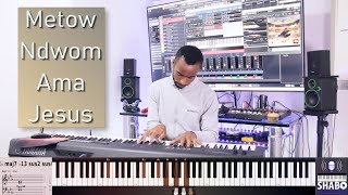 Metow Ndwom Ama Jesus  Piano Reharmonized  Ghanaian Christian Music [upl. by Bronson25]