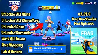 Frag Pro Shooter Mod Apk 3210 Latest Version 2024  Mod Menu Unlimited Money amp Unlocked All Skin [upl. by Nelleeus]