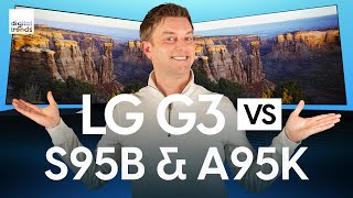 LG G3 vs Samsung S95B amp Sony A95K  Which Should You Buy [upl. by Auhsot]