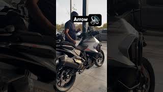 Ktm 1290 super adventure arrow egzoz arrow arrowexhaust ktm [upl. by Yesdnil105]