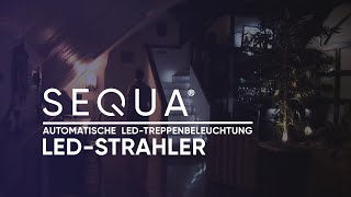 SEQUA® Automatische LEDTreppenbeleuchtung Sensorgesteuert  Automatic LED stairlight controller [upl. by Zerk]