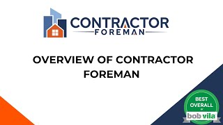 Overview of Contractor Foreman [upl. by Rafaelia]