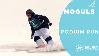 Walter Wallberg SWE  Bronze  Mens Moguls  Bakuriani 2023 [upl. by Noid]