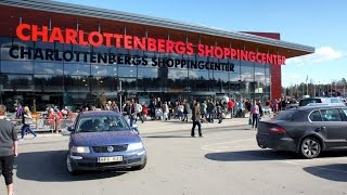 Charlottenbergs Shoppingcenter Hypermat border shop sweden [upl. by Nirik]