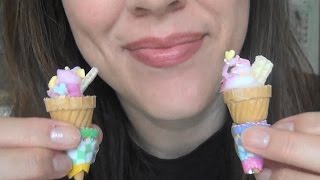 SassEsnacks ASMR Popin Cookin Ice Cream  Japanese Candy Kit  With Whispering amp Eating Sounds [upl. by Torrence]