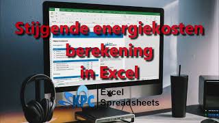 Stijging energiekosten berekenen in Excel ✅ [upl. by Emmi806]