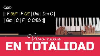 En totalidad a ti Tutorial piano [upl. by Yerac]