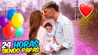 24 HORAS SIENDO PAPAS DE UN BEBE 2 ft IAN LUCAS [upl. by John572]