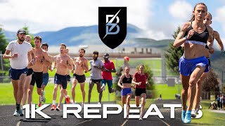 Bowerman Track Club Workout in Park City [upl. by Enilav]