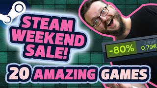 Steam Weekend Sale 20 Awesome Discounted Games [upl. by Neesay]