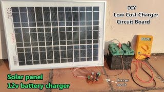 12v Solar Battery Charger  DIY Charger Control Circuit Board  POWER GEN [upl. by Diego]