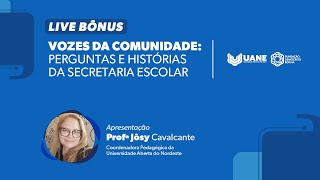 Vozes da Comunidade Perguntas e histórias da Secretaria Escolar [upl. by Aninat801]