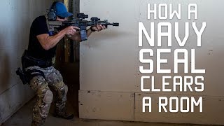 How a Navy SEAL Clears a Room  Close Quarters Combat CQC  Tactical Rifleman [upl. by Solracesoj932]