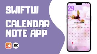 SwiftUI Calendar Note App  Stunning Glassmorphism amp Elegant Design Tutorial 🔥✨ [upl. by Nellaf]