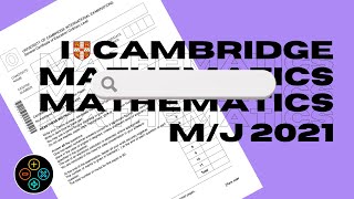 IGCSE Add Maths May June 2021 Paper 13 060613 [upl. by Geraldina]