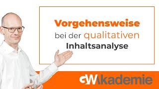 Vorgehensweise bei der qualitativen Inhaltsanalyse [upl. by Cele]