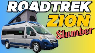 2024 Roadtrek Zion Slumber  Must See Class B PopUp Camper Van [upl. by Karlik742]