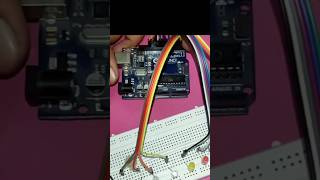 How use breadboard  Arduino project  science project  inspire award project led chaser ai diy [upl. by Allecram]