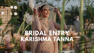 KINNA SONA  BRIDAL ENTRY SONG  KARISHMA TANNA BRIDAL ENTRY  EPIC STORIES [upl. by Lacey]