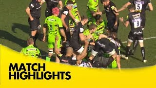 Exeter Chiefs v Northampton Saints  Aviva Premiership Rugby 201718 [upl. by Gael156]