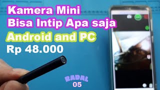 Endoscope untuk Android dan PC Camera Mini Ngintip USB spy camera mini [upl. by Nohj]