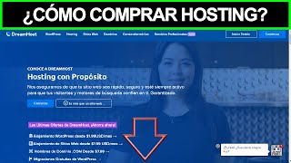 Tutorial Alojamiento Web DreamHost  CPANEL  COMO COMPRAR [upl. by Orgel887]