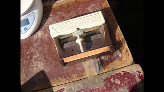 VINTAGE OLD NEEDLE SHARPENER FOR GRAMOPHONE USED SEE VIDEO [upl. by Naimad]