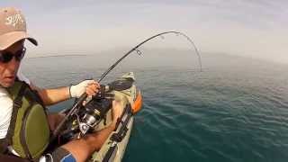 Kayak Fishing  Spinning al Tonno Rosso  Bluefin Tuna  CampR [upl. by Amikat]