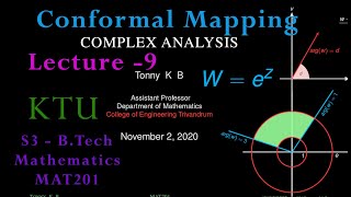 Conformal Mapping  wez  Lecture09 [upl. by Deedahs]