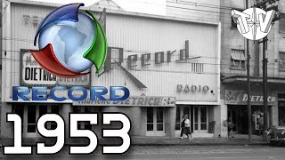 Programação de estreia da Rede Record 27 de Setembro de 1953 [upl. by Adigun]