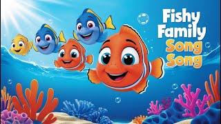 Fishy Family Song  Toddler Learning Video Songs  Songs for Children [upl. by Ynohtn341]