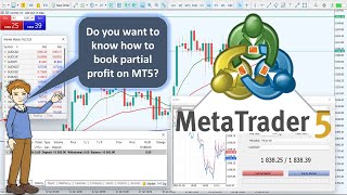 How to take partial booking on MT5 platformMT5Partial profit booking Decrease your position size [upl. by Irv]