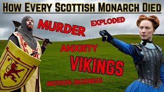 How Every Scottish Monarch Died [upl. by Ainesej]