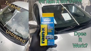 Full Review Rain X Glass Water Repellent  Application  Testing  Turtle clearvue  windshield [upl. by Elburr]