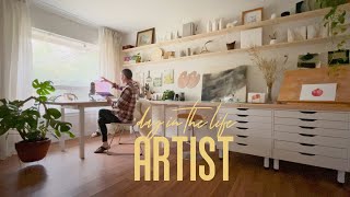 A Typical Day in my Life as an Artist [upl. by Tamaru]