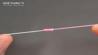 Smooth Strong Fishing Knot for Mono to Monofilament Leader [upl. by Laehpar]