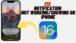 How to Fix iOS 16 Notification Not WorkingShowing on iPhone [upl. by Enenaj]