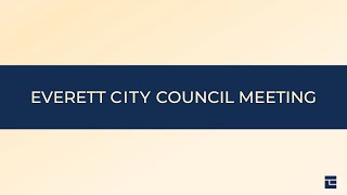 Everett City Council Meeting Oct 23 2024 [upl. by Laucsap176]