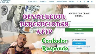 Devolucion de Percepciones Afip Dolares  Actualizacion Impuesto Pais  Contador Responde [upl. by Cannon122]