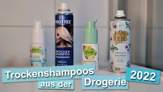 Trockenshampoos aus der Drogerie 2022 meine Empfehlungen [upl. by Vanhook353]