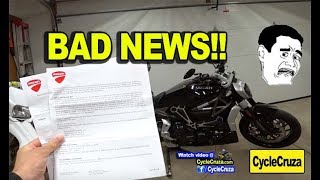 BAD NEWS About My DUCATI XDiavel S 2 PROBLEMS [upl. by Ihsakat]