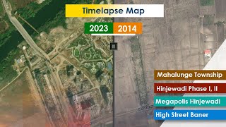 Timelapse Map VTP godrejproperties mahalunge hinjewadi megapolis highstreet mahalunge [upl. by Akeihsat]