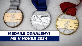 Medaile pro hokejové MS v Česku 2024 odhaleny [upl. by Tatman251]