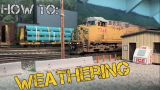 Weathering a Diesel Locomotive  UP AC6000 Tutorial [upl. by Airet]