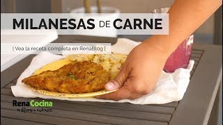 Milanesas de carne [upl. by Neersan]