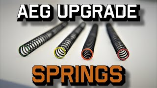 AEG Upgrade Springs  Fox Airsoft [upl. by Edgell]