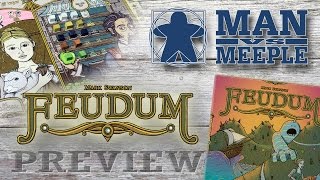 Feudum Odd Bird Preview by Man Vs Meeple [upl. by Aissila91]