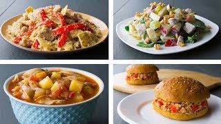 4 Recetas con Pollo Saludables Para Adelgazar Fáciles y Económicas [upl. by Kahn]