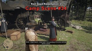 Karen tells Mary Beth about the Valentine curse  Camp Scene 34  Red Dead Redemption 2 [upl. by Ainorev415]